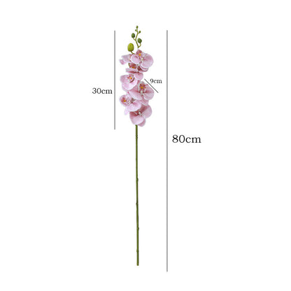 Luxury 7-Head Silk Orchid Artificial Flowers – Exquisite Home Décor Accent for Stunning Floral Arrangements and Stylish Decorations