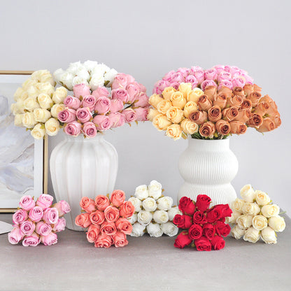 Elegant Handheld Artificial Rose Bouquet for Home Décor and Photography Props | Perfect for Wedding Decorations and Special Events