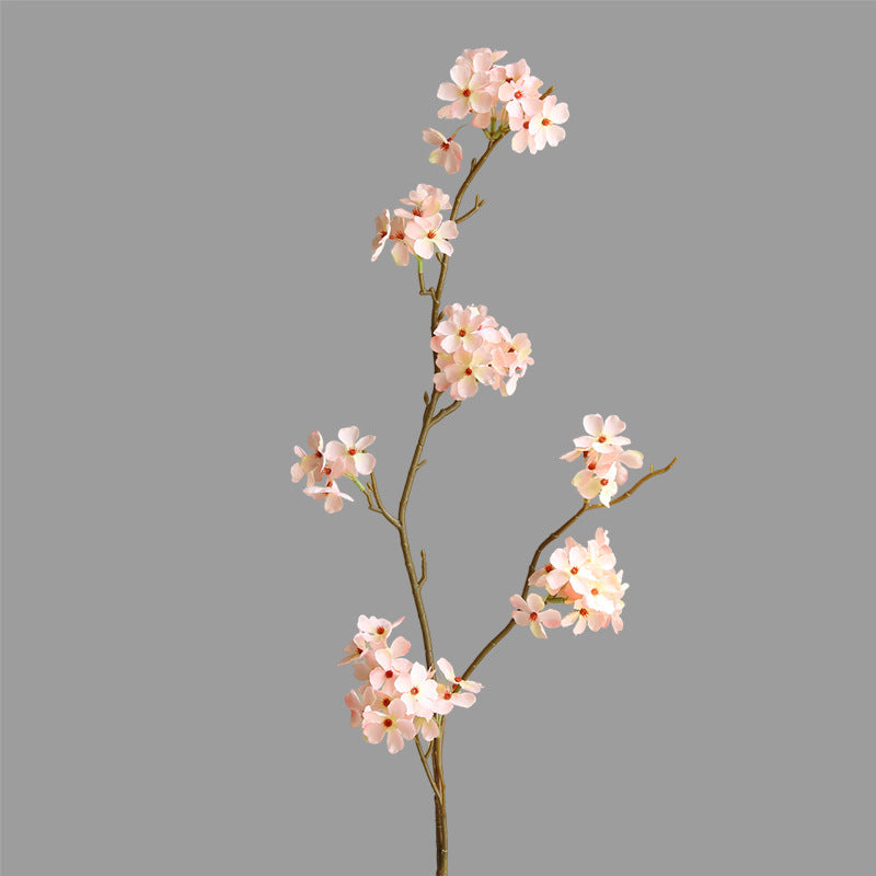 Zen-Inspired Single Stem Artificial Pear Blossom for Home Decor - Elegant Floral Accent for Living Room, Bedroom, and Entryway - Stunning Faux Flower Arrangement