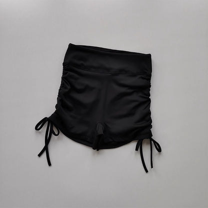 High Waisted Women's Yoga Shorts with Drawstring Comfortable Supportive Running Hot Pants for Outdoor Workouts Boost Your Workout with a Butt Lifting Design This Summer