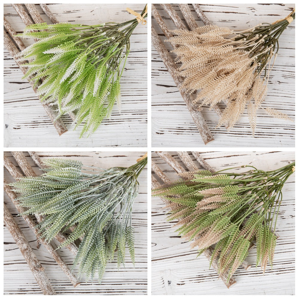 Lifelike Long-Handled Dogtail Grass Faux Floral Arrangement | Perfect Greenery Decor for Weddings & Special Events - YC1074