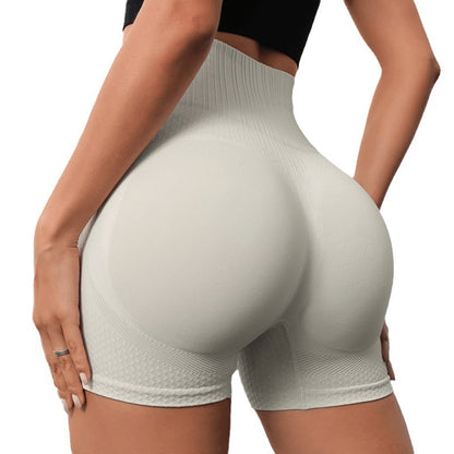 High Waisted Seamless Women s Matte Yoga Shorts Tummy Control Peach Lifting and Comfortable Fit for All Day Wear