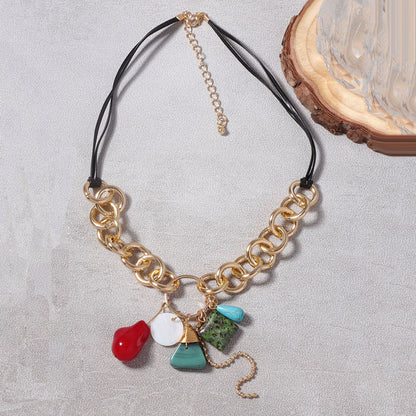 Bold and Unique Tribal-Inspired Pendant Necklace for Women - Versatile Everyday Accessory & Perfect Gift for Any Occasion