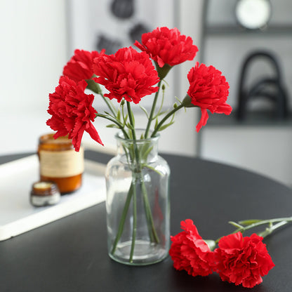 Beautiful Artificial Carnation Flowers for Mother's Day - Perfect Home Decor and Wedding Decoration for Every Occasion