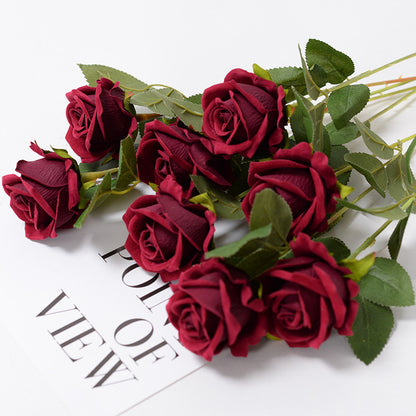 Lifelike Artificial Rose Flowers for Home Decor and Weddings - Perfect Faux Roses for Valentine’s Day and Special Occasions