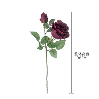 Elegant Artificial Rose Bouquet in INS Style – Perfect for Home Decor and Wedding Celebrations – Feather-light Faux Flowers by Yugetsu, Model YC1117