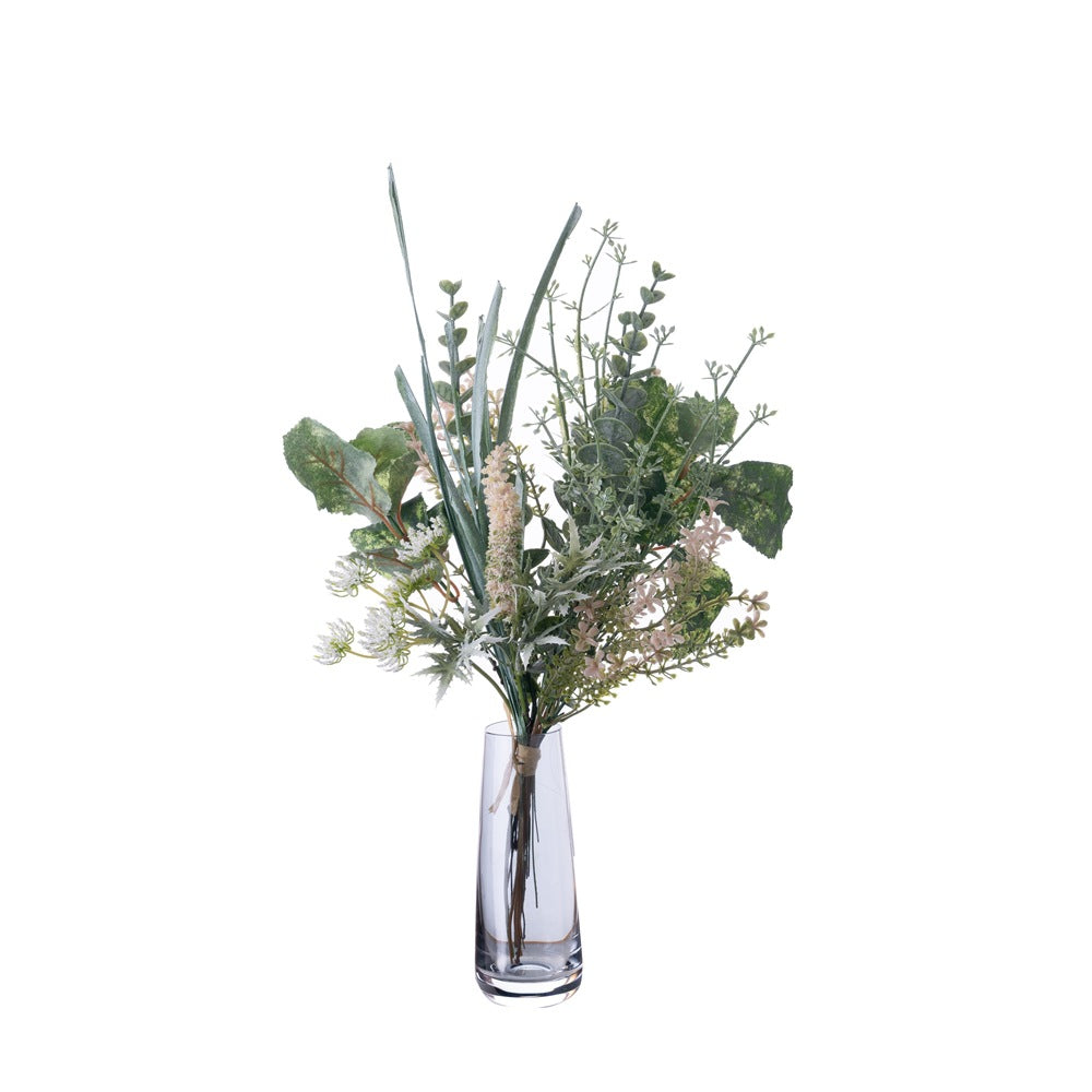 Elegant Silk Flower Bouquet for Weddings - Handcrafted Faux Floral Arrangement by Designer Jiani for Home and Event Decoration - Perfect Wall Decor & Bridal Handheld Bouquet CF01372