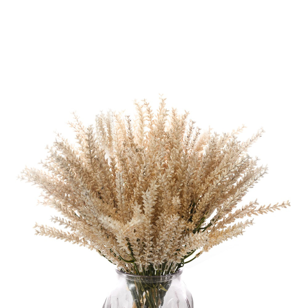 Realistic Dried Grass and Miniature Grain Faux Flowers - Stunning Greenery for Wedding Decor, INS Style YC1082