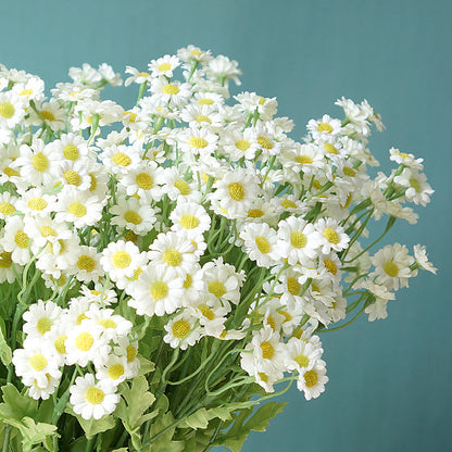 Charming Daisy Faux Flowers - Elegant Chamomile-Inspired Table Decor, Fresh and Vibrant African Daisy Artificial Blooms for Stylish Home Soft Furnishings