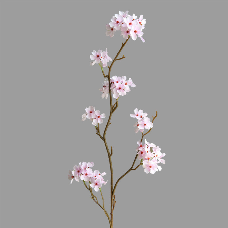 Zen-Inspired Single Stem Artificial Pear Blossom for Home Decor - Elegant Floral Accent for Living Room, Bedroom, and Entryway - Stunning Faux Flower Arrangement