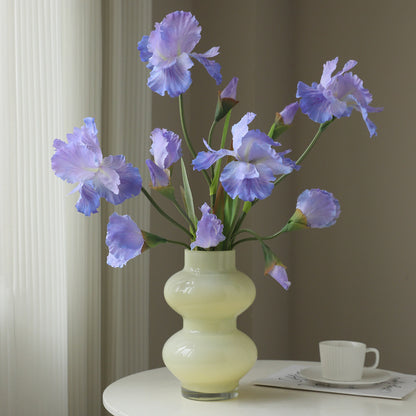 Realistic Artificial Iris Flowers for Weddings and Celebrations - Perfect Home Decor, Bouquet Arrangements, and Photography Props