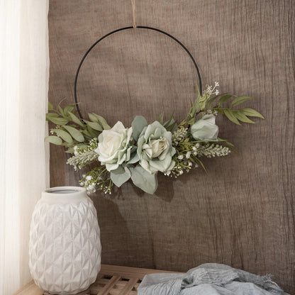 Elegant Wall-Mounted Anatasya Decorative Wall Art with Realistic Faux Flowers - Perfect for Home Décor, Weddings, and Bouquet Arrangements - Design CF01078