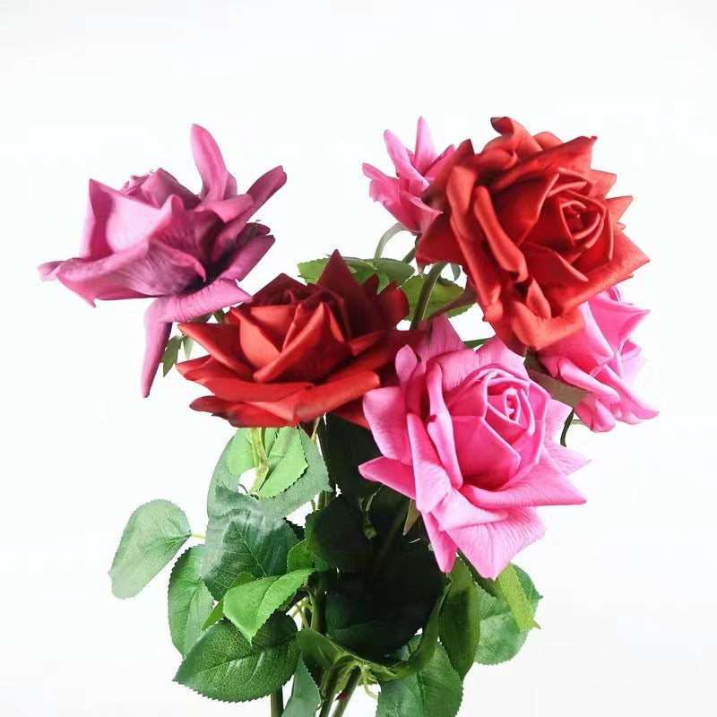 Quality Faux Austin Touch Moisture-Retaining Rose – Elegant Indoor Home Décor and Wedding Floral Arrangement