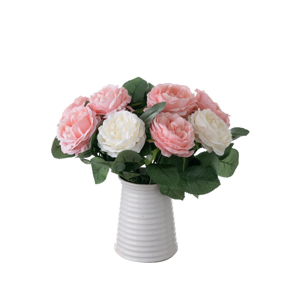 Elegant Artificial Night Rose - Luxurious Faux Floral Decoration for Home and Wedding Celebrations - Model GF15423