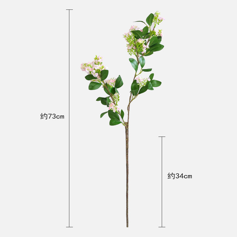 Realistic Osmanthus and Night Jasmine Faux Flower Arrangement for Home Decor, Wedding Decorations, Floral Photography Props | Beautifully Crafted and Long-Lasting