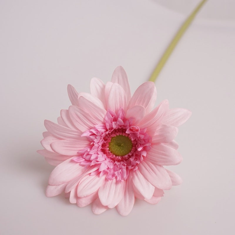 Luxurious Touch Moisturizing African Daisy Realistic Single Stem Faux Flower - Perfect for Home Décor, Soft Furnishings, and Photography