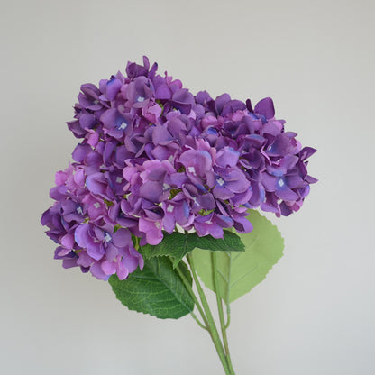 Stunning 5-Head Hydrangea Artificial Silk Flowers - Perfect for Wedding Decorations, Home Decor, and Event Centerpieces