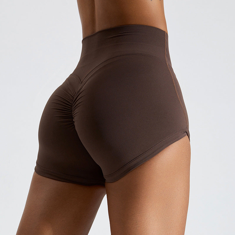 High Waisted Ruched Peach Butt Yoga Shorts for Women Quick Dry Stretchy Fitness Athletic Shorts for Comfort Style