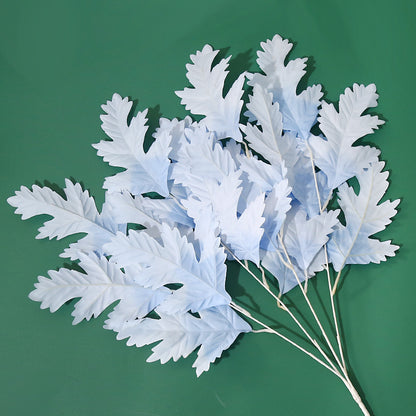 Lifelike Artificial Oak Leaves for Stunning Wedding Decor - Perfect for Floral Walls, Backdrops, and Elegant Ceiling Decorations