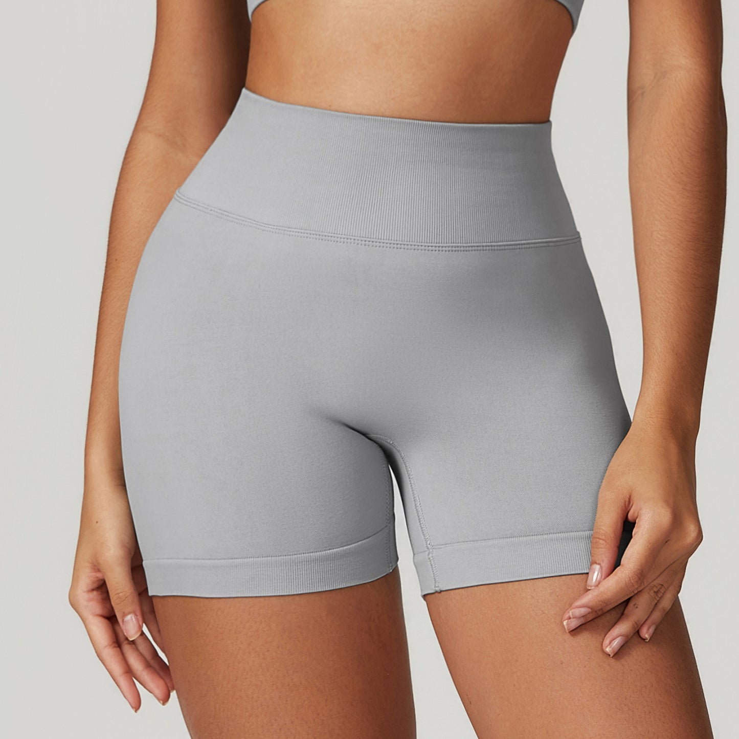 Seamless High Waisted Yoga Shorts for Tummy Control and Butt Lifting for Fitness Running and Everyday Wear Style 7692