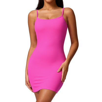 Women s Bodycon Cami Dress with Built in Bra Comfortable and Casual Layering Dress for Everyday Wear for Any Occasion