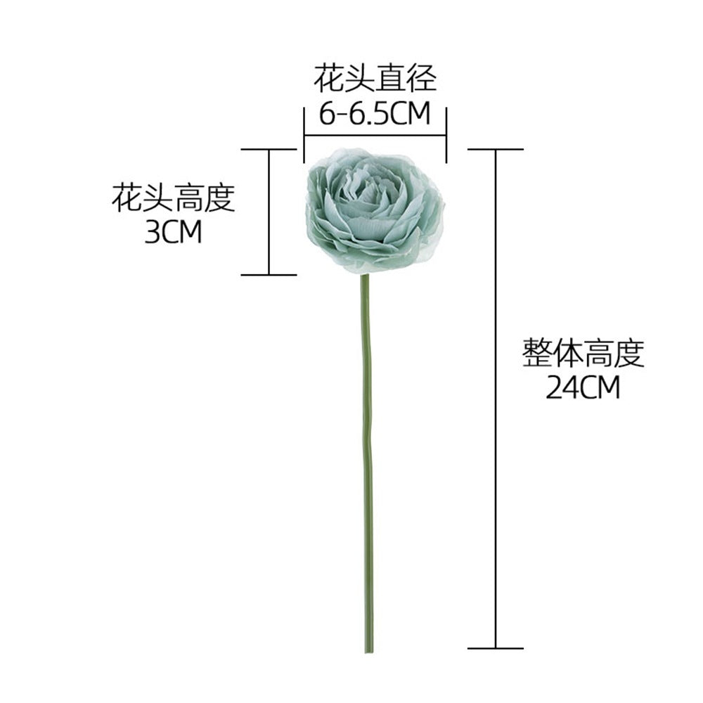 Elegant Faux Rose Bouquet for Home Decor and Weddings - Lifelike Silk Flowers in a Beautiful Design (Model PJ1010)