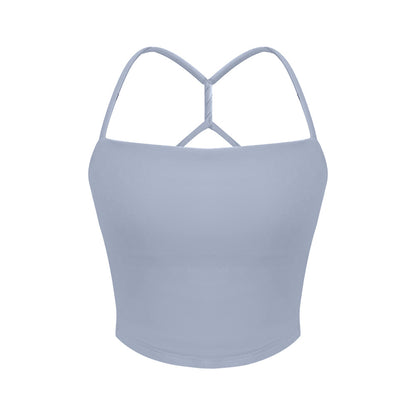 Women's Crisscross Sports Bra with Cloud Like Padding Adjustable Straps and Supportive Fit for Enhanced Shape and Comfort