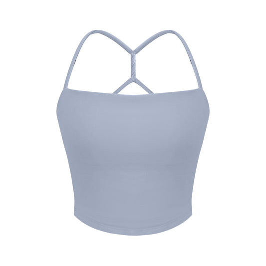 Women's Crisscross Sports Bra with Cloud Like Padding Adjustable Straps and Supportive Fit for Enhanced Shape and Comfort