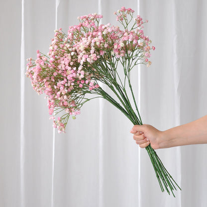 Realistic Baby's Breath Artificial Flower Stem - Perfect for Wedding Decor, Home Styling, and Floral Arrangements