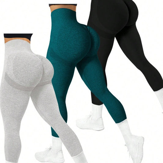 Seamless High Waisted Peach Butt Lifting Leggings for Women for Yoga Fitness and Daily Wear