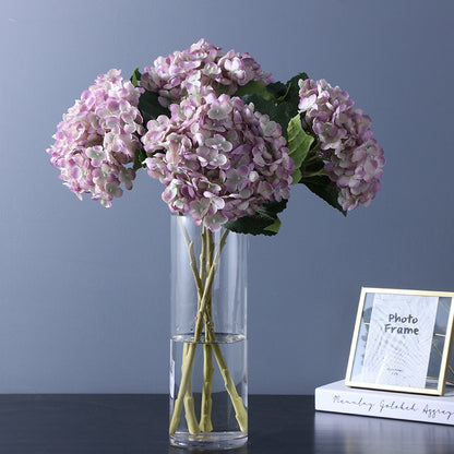 Realistic Artificial Hydrangea - Stunning White 11-Branch Floral Stem Perfect for Home Decor, Weddings, and Special Events