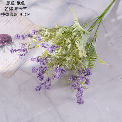 Lifelike Wedding Greenery Plant Home Decor - Elegant Faux Flowers for Ins Aesthetic - Perfect for All Occasions - CL10001