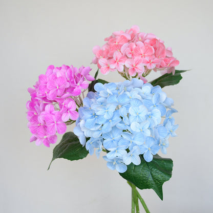 Realistic 72-Petal Hydrangea - Luxurious 3D-Printed Faux Floral Arrangement for Weddings and Home Decor - Long-Lasting Hydrating Effect