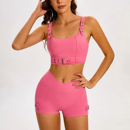 Women's Yoga Outfit Set Versatile Activewear for Outdoor Running Tennis and Everyday Casual Wear