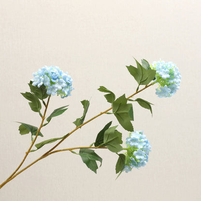 Elegant Nordic Style Wooden Hydrangea Artificial Flowers - Perfect for Home Décor, Living Room Accent, Floral Arrangements & Decorative Accessories