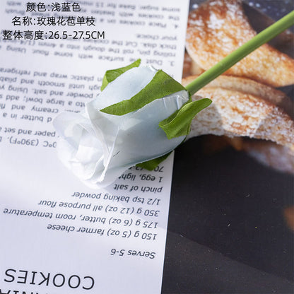 Elegant Artificial Rose Bud Stem Flower - Perfect for Weddings, Home Decor, and Event Decorations | PJ1004