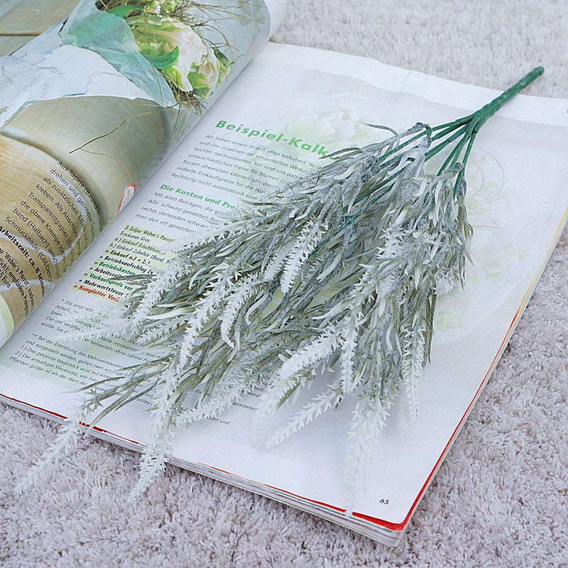 Realistic Faux Fox Tail Grass with 7 Branches - Perfect Decorative Flower for Home Decor, Wedding Styling, Photography Props, and Model Home Displays