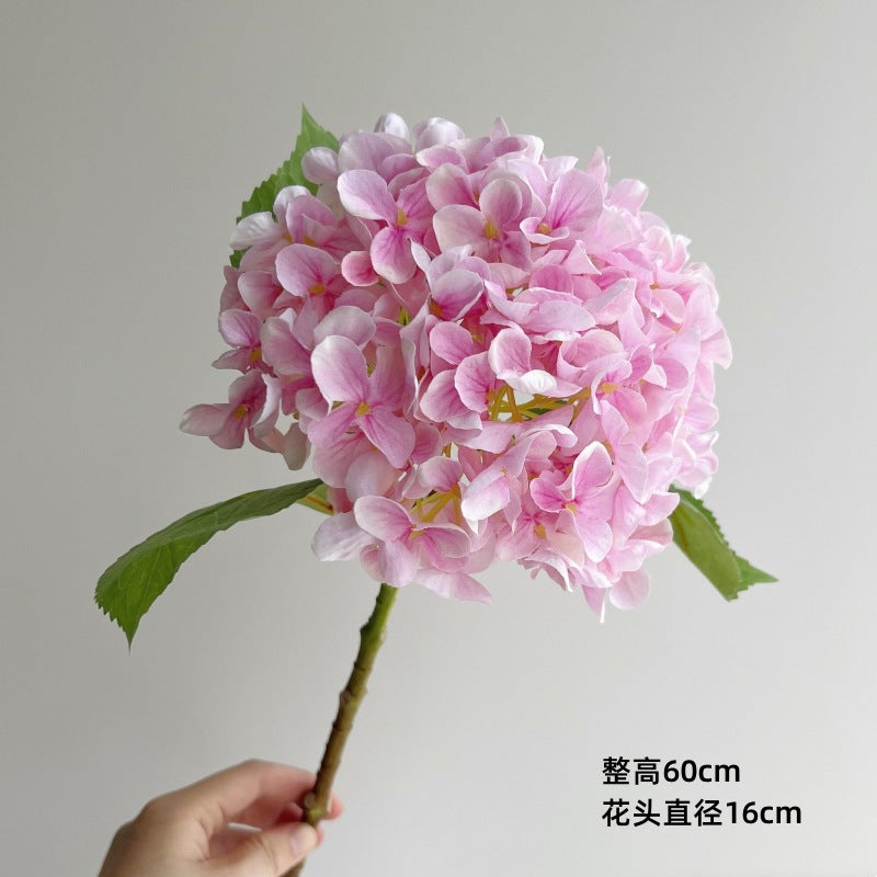 Stunning Princess Hydrangea Artificial Flowers for Elegant Living Room and Dining Table Décor – 3D Printed Floral Arrangements Perfect for Wedding Aisle Decorations and Special Events