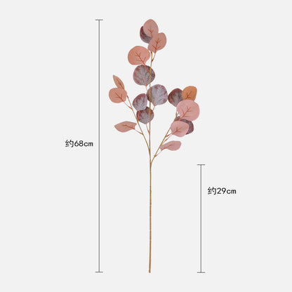 Lifelike Eucalyptus Leaf Faux Plant for Home Décor - Perfect for Living Room, Wedding Decorations, and Autumn-Themed Arrangements