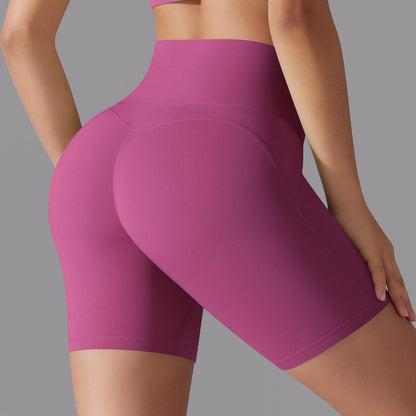 High Waisted Butt Lifting Yoga Shorts No Underwear Needed for Running Gym Workouts and Fitness Activities