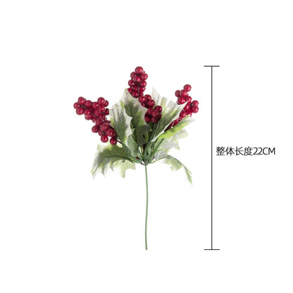 Artificial Christmas Berry Pod Branches - Stunning Faux Floral Decoration for Weddings and Home Décor - GF15968