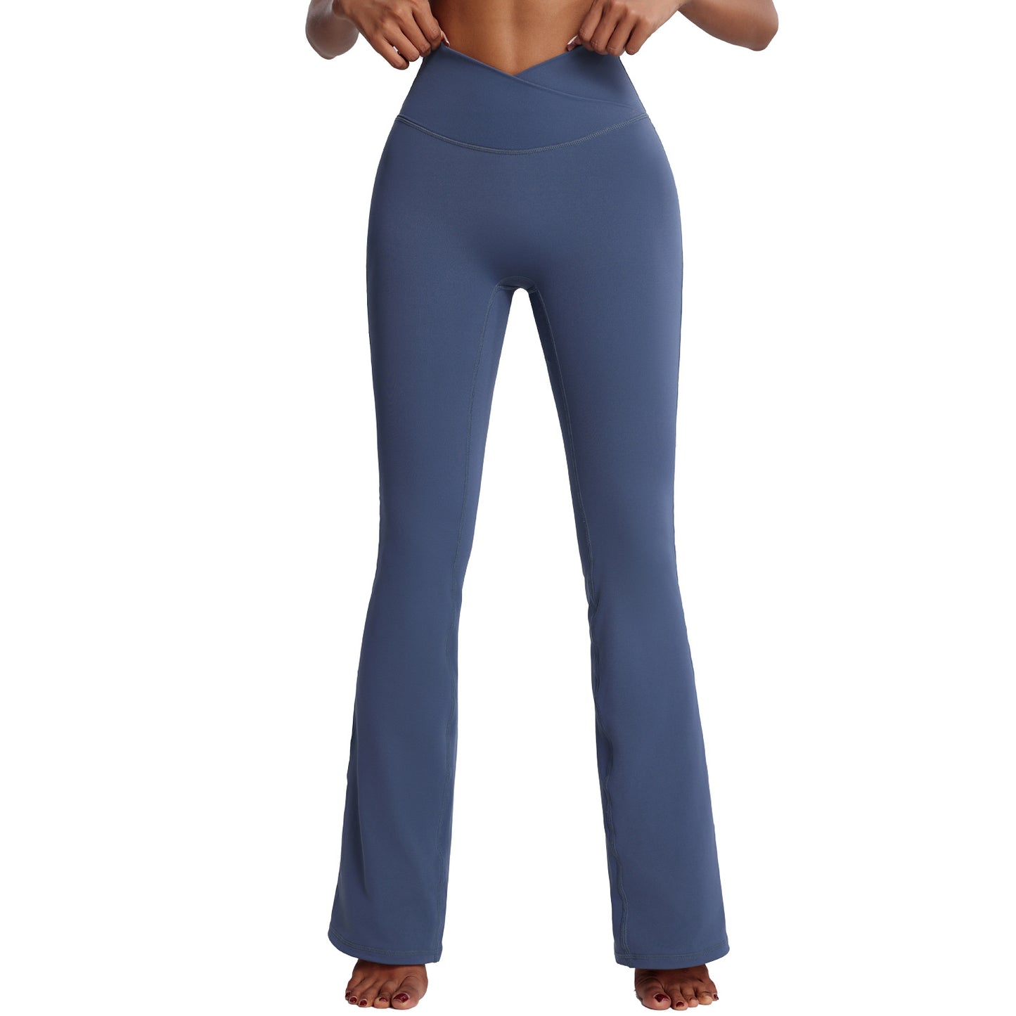 High Waisted Wide Leg Yoga Bell Bottom Pants for Women Sculpting Stretch Dance Fitness Leggings for Comfort and Style