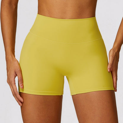 High Waisted Soft Brushed Yoga Shorts for a Flattering Lift Tummy Control Peach Lift Running Workout Shorts Style 8518