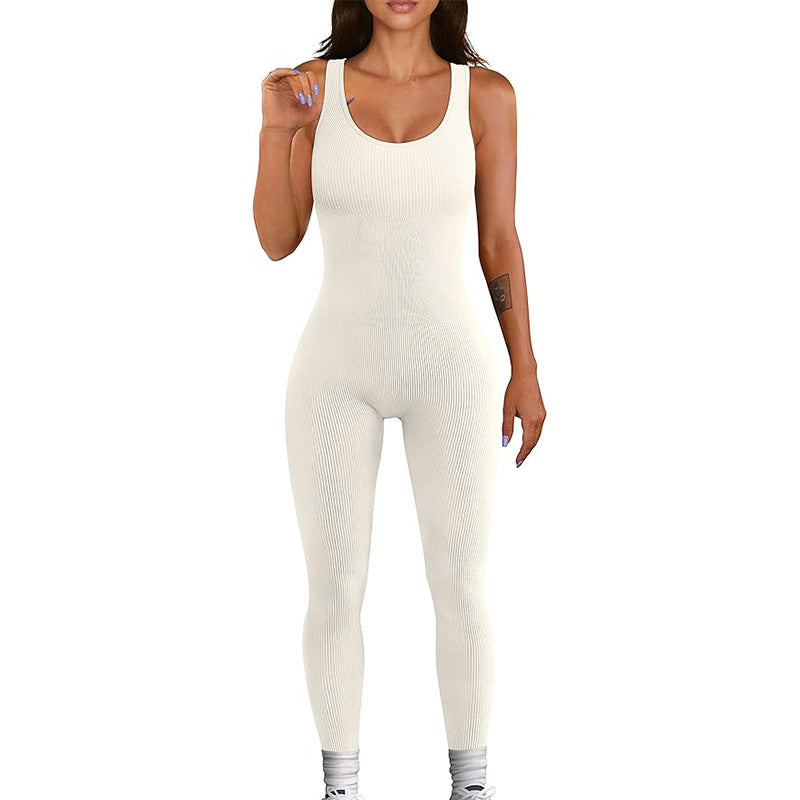 Seamless Bodysuit Yoga Outfit for Women Comfortable Dance and Fitness Compression Wear with Tummy Control and Stretchy Fit