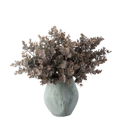 Eucalyptus Hand-Tied Bouquet – Realistic Faux Flower Greenery Decor for Home, Office, and Events | Trendy INS Style | YC1087