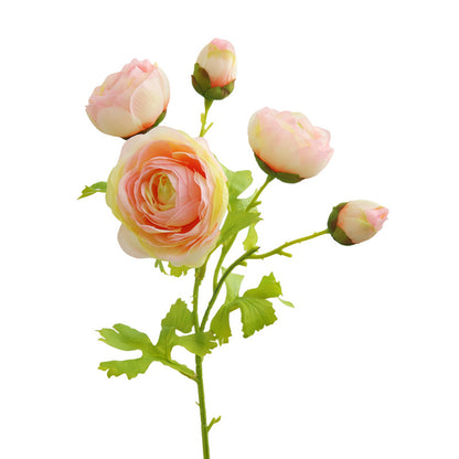 Stunning Realistic Faux Tea Rose Bouquet - Modern Minimalist Decorative Artificial Flowers for Home Décor and Photography Props