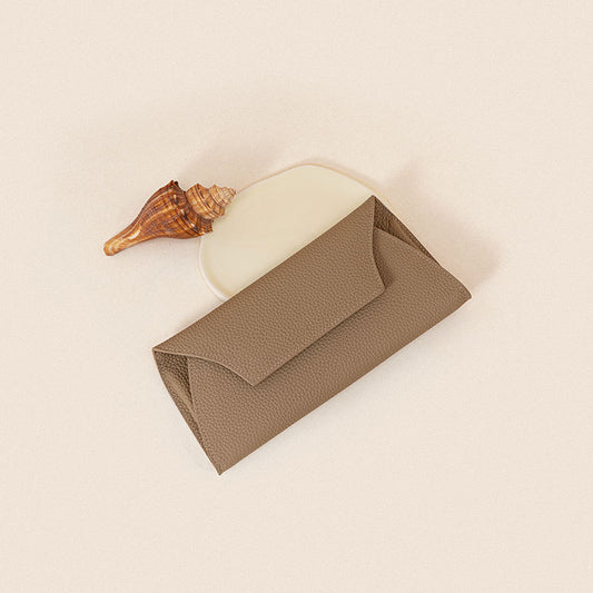 Long Leather Wallet for Women Korean Style Genuine Top Layer Cowhide Card Holder with Multiple Card Slots and Sophisticated Design