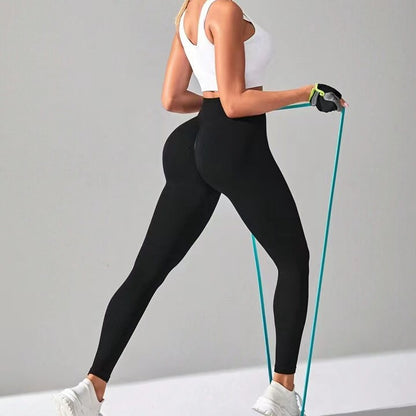 High Waisted Seamless Butt Lifting Yoga Pants for Women for Running Gym Fitness and Body Shaping Sculpting Leggings for All Activities