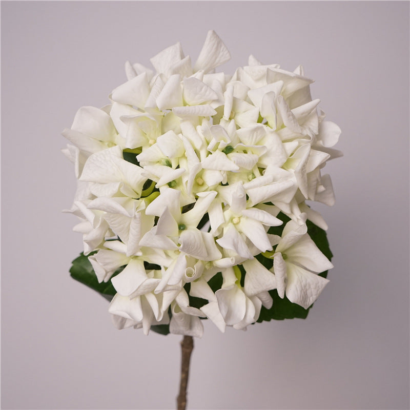 Quality Hydrangea Single Stem Decor - Luxurious, Moisture-Resistant Faux Floral Arrangement for Home Dining Table and Photography Props