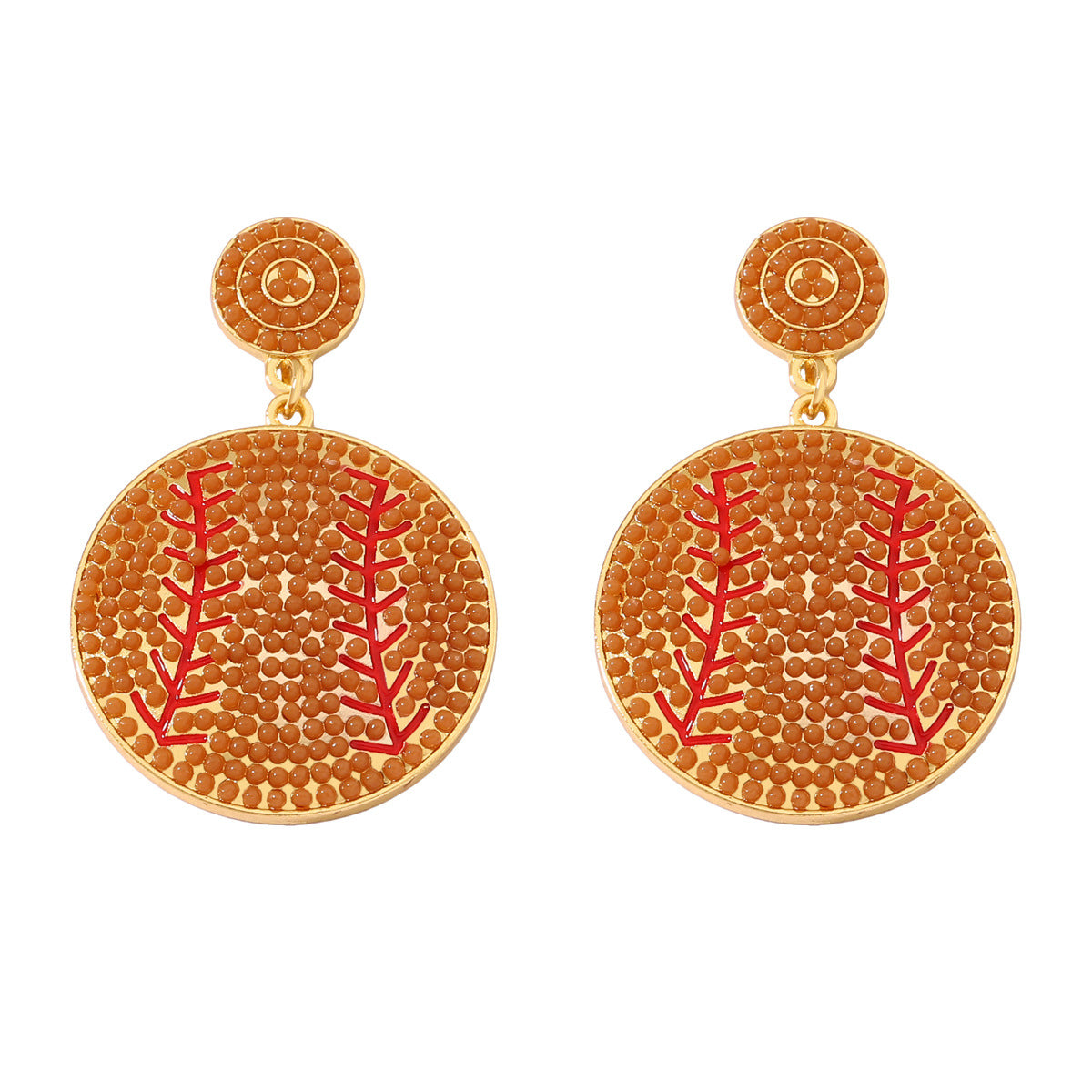 Chic Olive Pearl Statement Earrings – Versatile Party Accessory for Women, Perfect for Any Occasion!